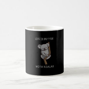 Caneca De Café Koala - A Vida É Melhor Com Koalas