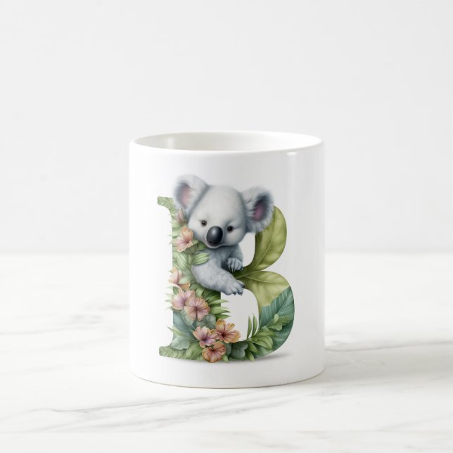Caneca De Café Koala Beauty: Taça Koala Cute - Tipo B (Centro)