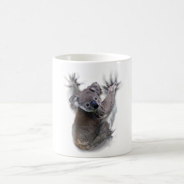 Caneca De Café Koala Hang No Urso Cóctil Traseiro Da Austrália (Centro)
