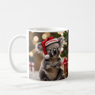 Caneca De Café "Koala Kris Kringle: Natal Abaixo"