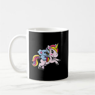 Caneca De Café Koala Riding Magical Unicorn Austrália Love Aussie