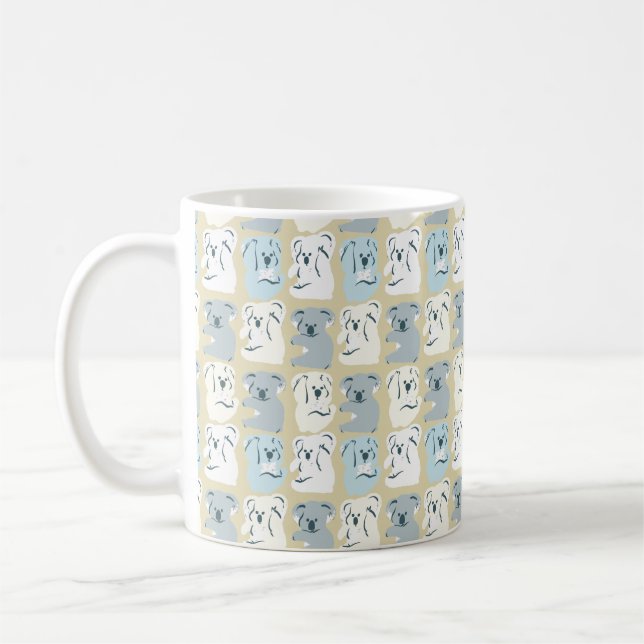 Caneca De Café Koala sour and sweet ~beige ver. (Esquerda)