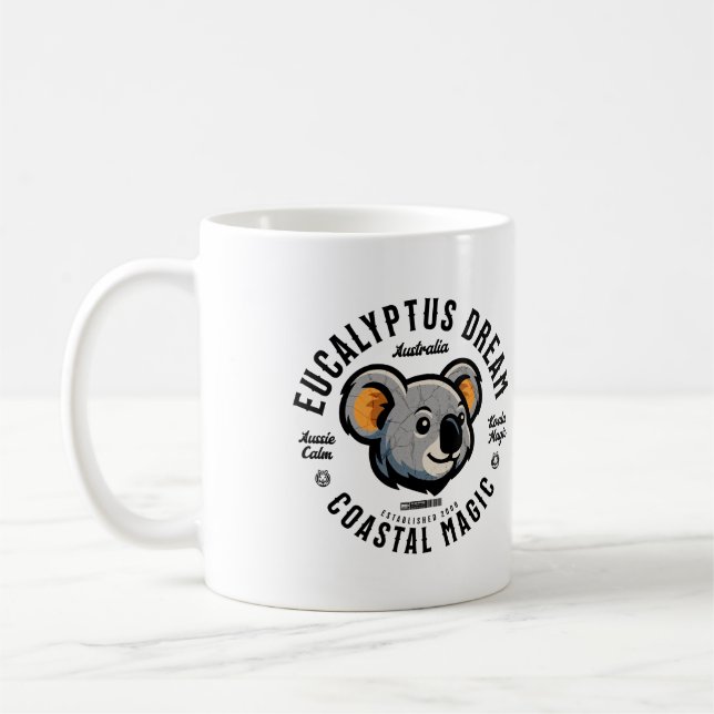 Caneca De Café Koala Traum – Eucalyptus Wildnis Australien (Esquerda)