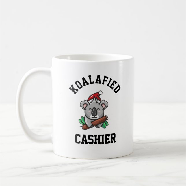 Caneca De Café Koalafied Cashier (Esquerda)