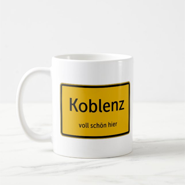 Caneca De Café Koblenz Tasse Kaffeetasse Teetasse (Esquerda)