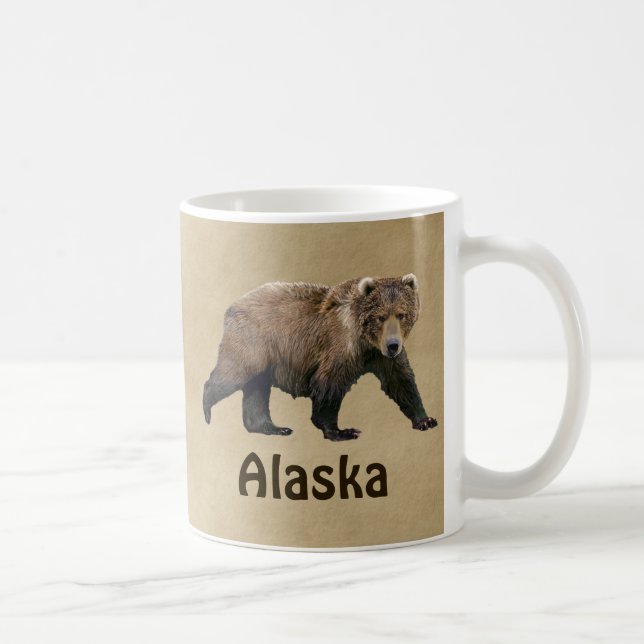Caneca De Café Kodiak Bear (Direita)