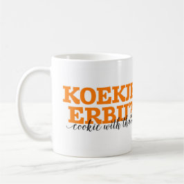 Caneca De Café Koekje/vocabulário holandês palavra do biscoito