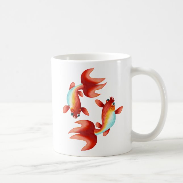 Caneca De Café Koi Fish (Direita)