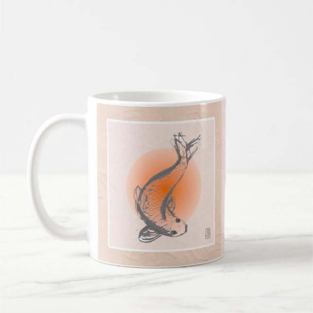 Caneca De Café Koi Fish Mug (Esquerda)
