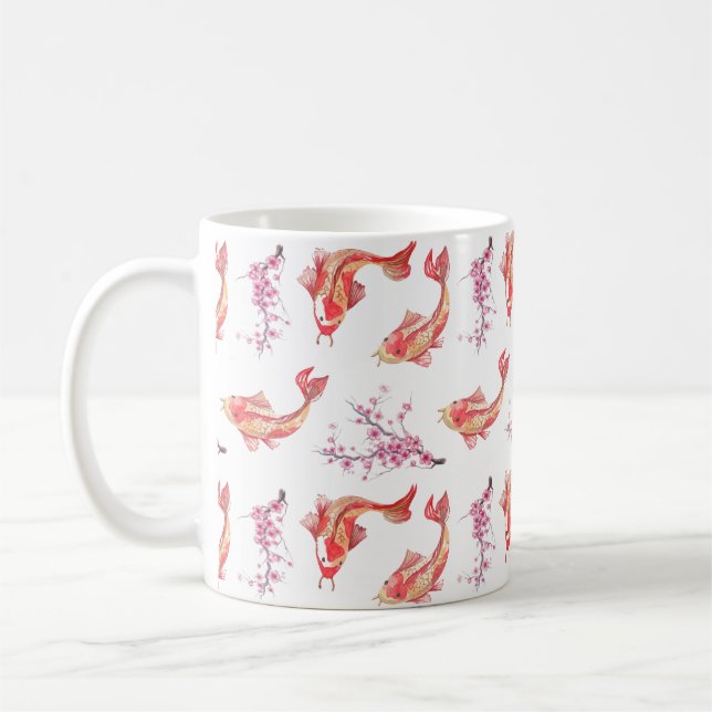 Caneca De Café Koi Pond (Esquerda)
