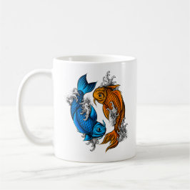 Caneca De Café Koi Ying Yang