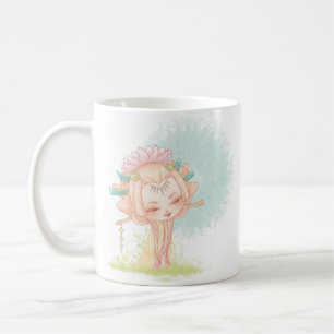 Caneca De Café Kokeshi Lotus