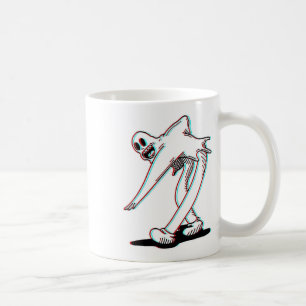 Caneca De Café Koko O Palhaço Ghost Glitch Dança