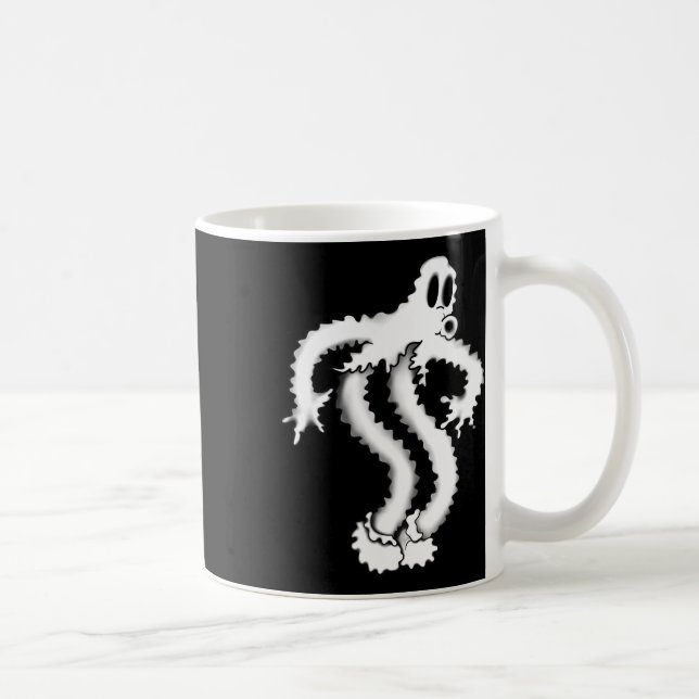 Caneca De Café Koko O Palhaço Shaky Spooky Blackwork (Direita)