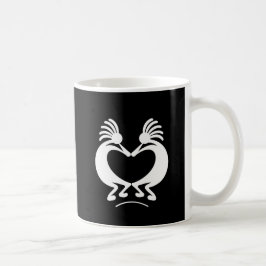 Caneca De Café Kokopelli com coração