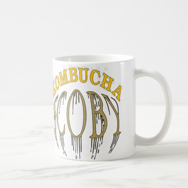 Caneca De Café Kombucha Scoby (Direita)