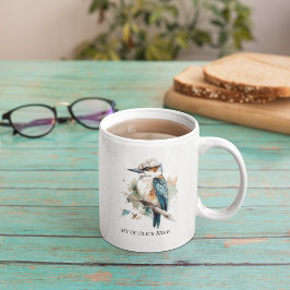 Caneca De Café Kookaburra True Blue, personalizado