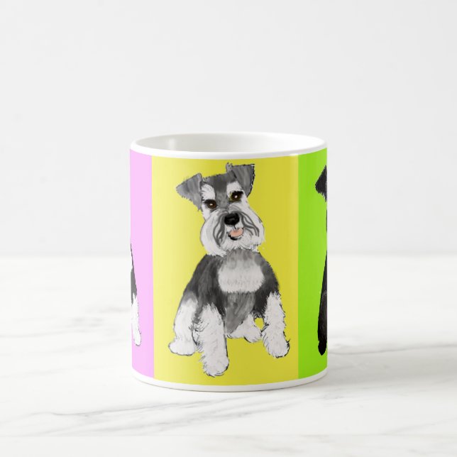 Caneca de café Kookie do Schnauzer de Sookie (Centro)
