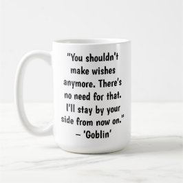 Caneca De Café Korean Drama Goblin Love Quotes