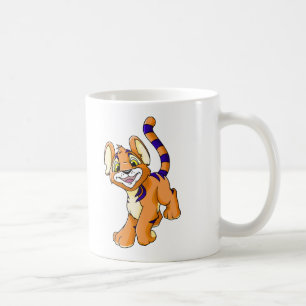 Caneca De Café Kougra alaranjado aventuroso