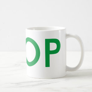 Caneca De Café Kpop Ventilador de música verde