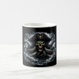 Caneca De Café Kraken Pirate Skull Mug – Epic Sea Monster Pirate