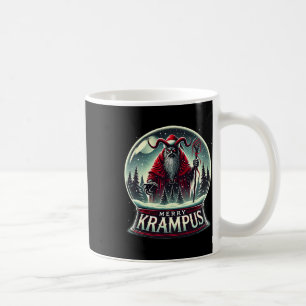 Caneca De Café Krampus Está Chegando Na Feliz Do Horror Da Cidade