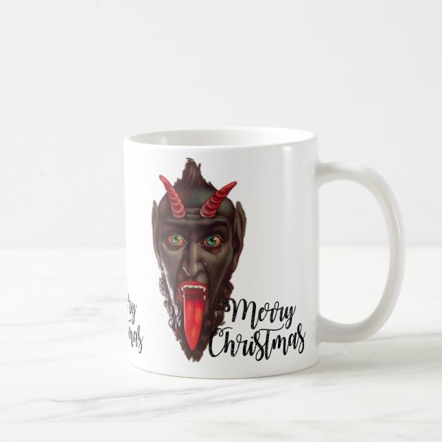 Caneca De Café krampus feliz natal (Direita)