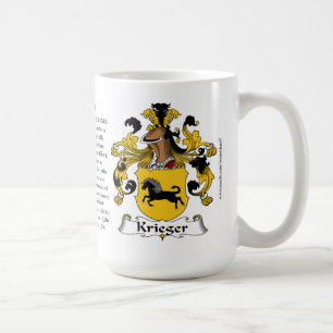 Caneca De Café Krieger, a origem, o significado e a crista