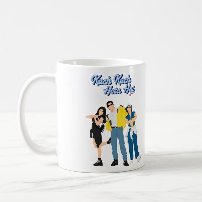 Caneca De Café Kuch Kuch Hota Hai Bollywood (Esquerda)