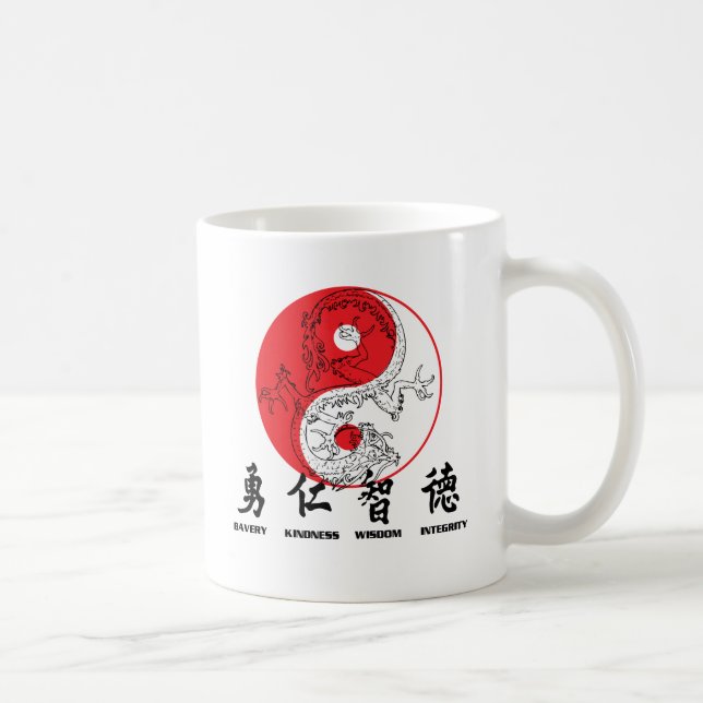 Caneca De Café Kung Fu (Direita)
