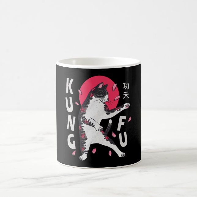 Caneca De Café Kung Fu Cat (Centro)