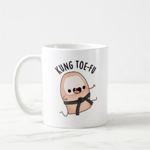 Caneca De Café Kung Toe-fu Brincadeira com o Dedão do Pé