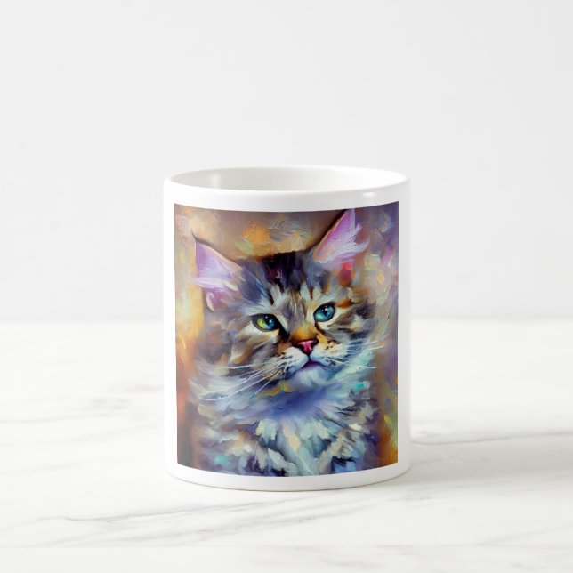Caneca De Café Kurilian Bobtail Cat (Centro)
