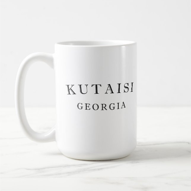 Caneca De Café Kutaisi Georgia (Esquerda)