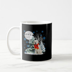 Caneca De Café Kuvasz Sob Moonlight Snow Christmas Pajama 78