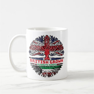 Caneca De Café Kuwait Kuwaitiano Uk Reino Unido Árvore Britânica