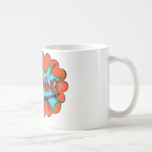 Caneca De Café Kvetching é meu superpoder: Engraçado Cote Mug