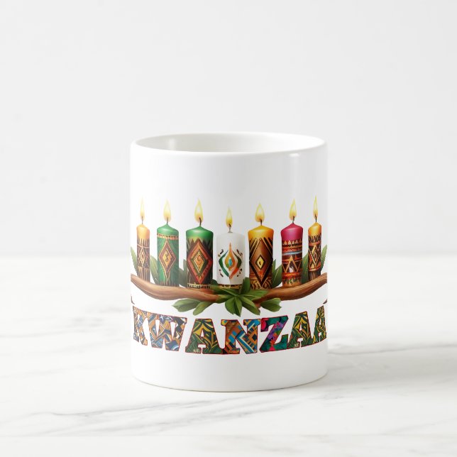Caneca De Café Kwanzaa (Centro)
