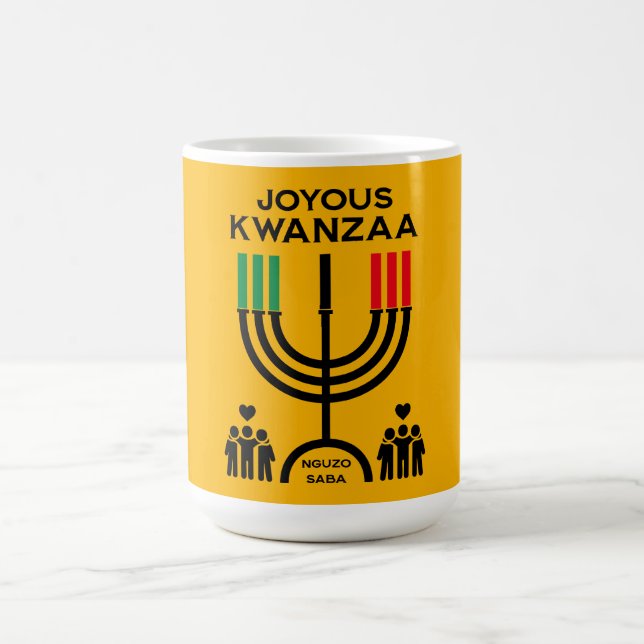 Caneca De Café Kwanzaa Alegre (Centro)