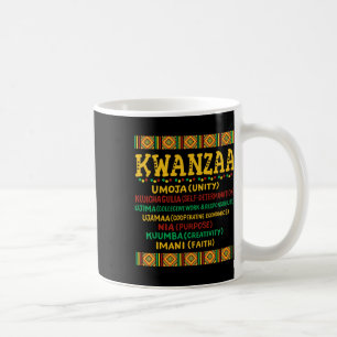 Caneca De Café Kwanzaa Natal African American 7 Principles Me