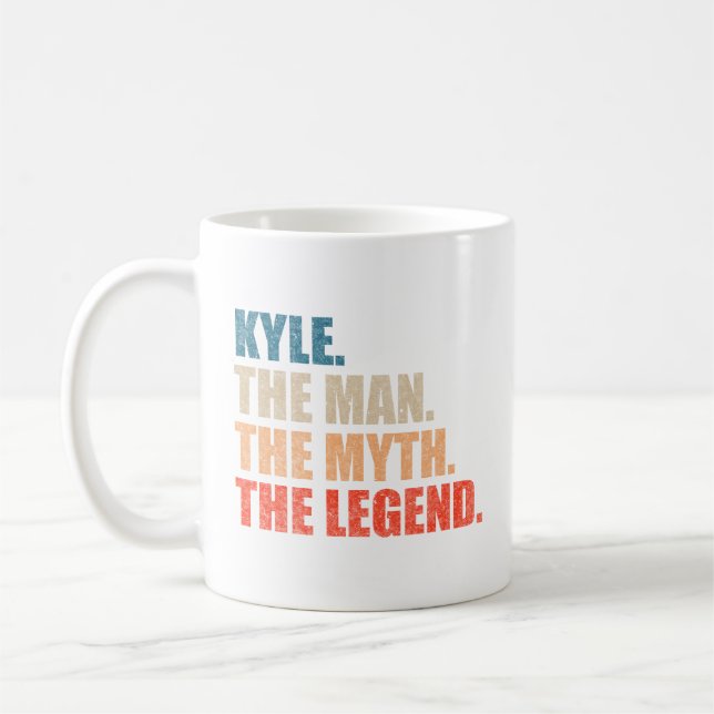 Caneca De Café Kyle O Homem O Mito A Lenda (Esquerda)