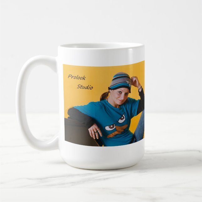 Caneca De Café Kylee não me empurra Gilkey (Esquerda)
