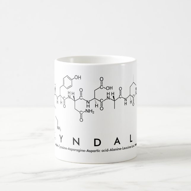 Caneca De Café Kyndall peptide name mug (Centro)