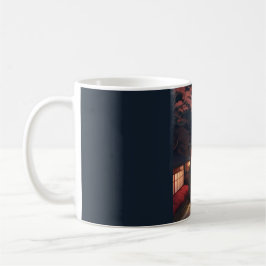 Caneca De Café Kyoto Night Lantern Walk Mug