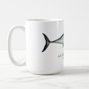 Caneca De Café L 15 oz False de atum voador Grande