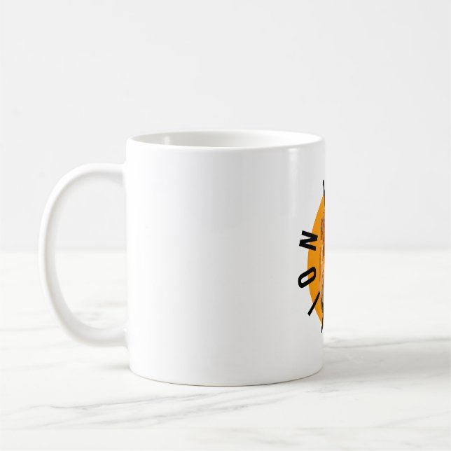 Caneca De Café L é para Lion Keeper (Esquerda)