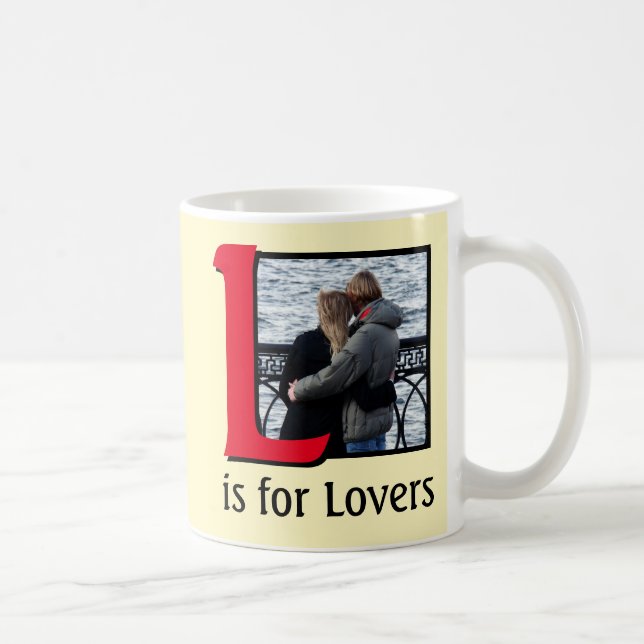 Caneca De Café L para Amantes (Direita)
