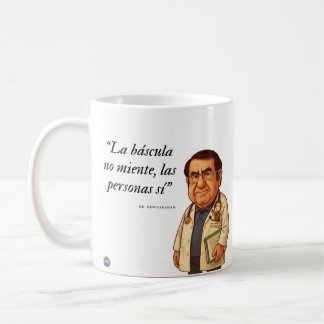 Caneca De Café La báscula no miente, la gente sí