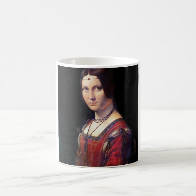 Caneca De Café La Belle Ferronniere, Leonardo da Vinci (Centro)